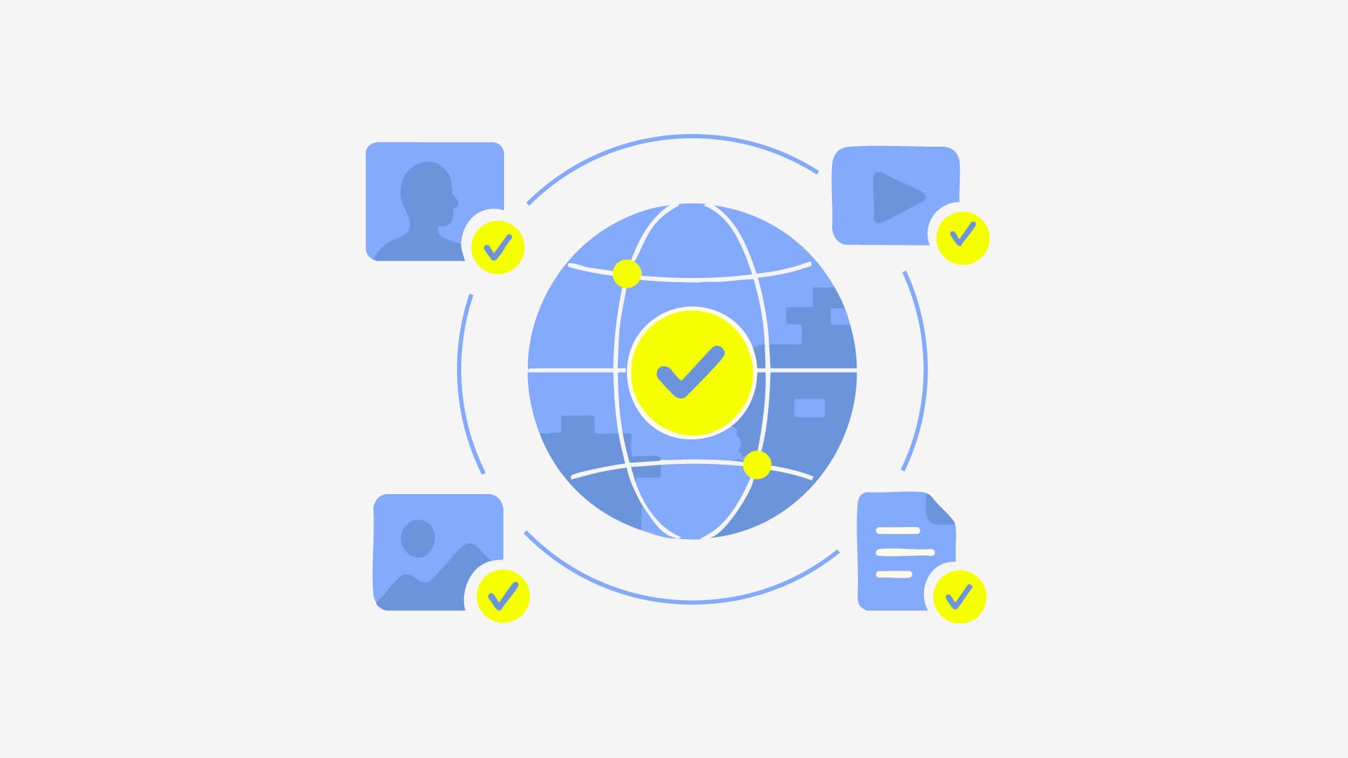 Visual representing a future secured by proactive digital authenticity.